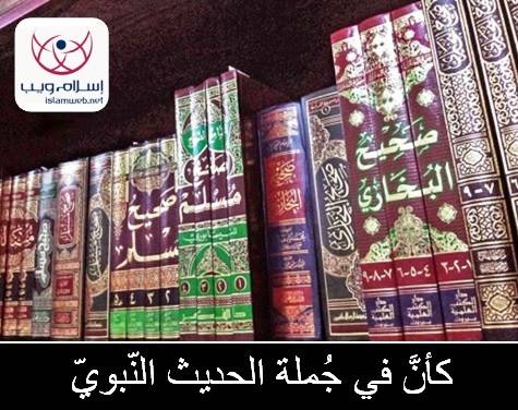 (كَأنَّ) في جُملة الحديث النّبويّ